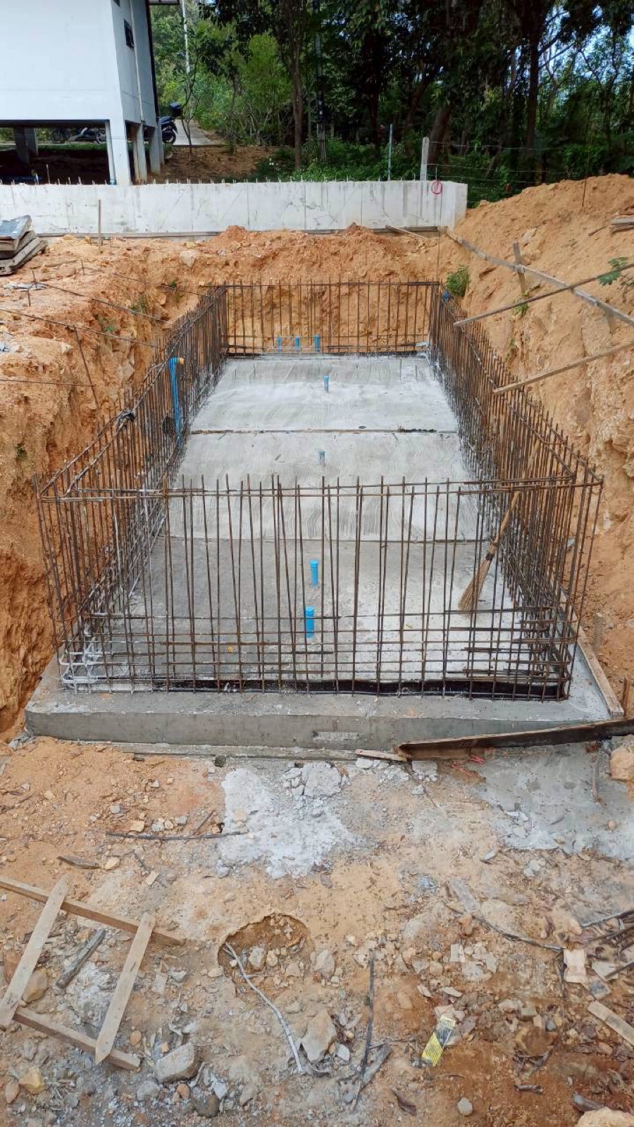 Chandara Villa IV — November 2025, pool foundation on site