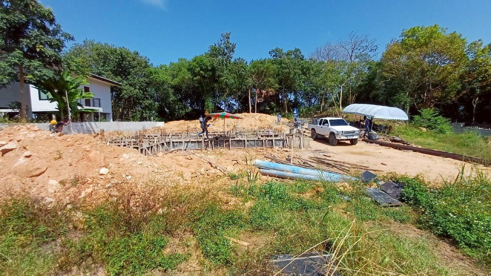 Chandara Villa IV — March 2026, structural progress