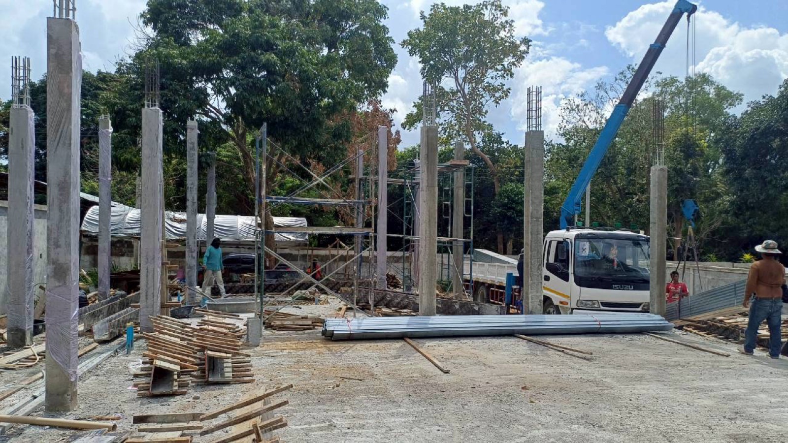 Bangrak Residence — November 2025, structure erection
