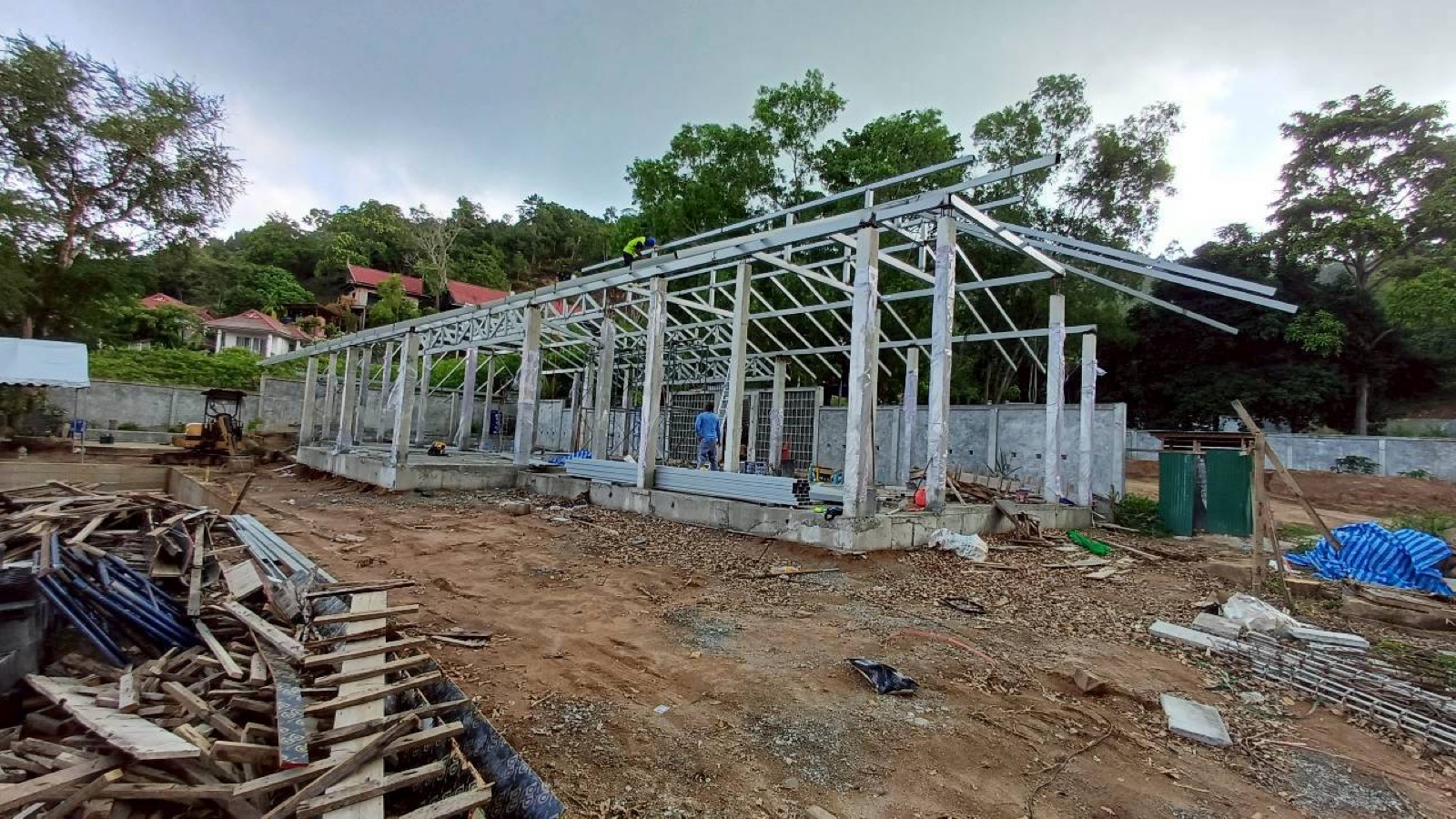 Bangrak Residence — February 2026, structural progress