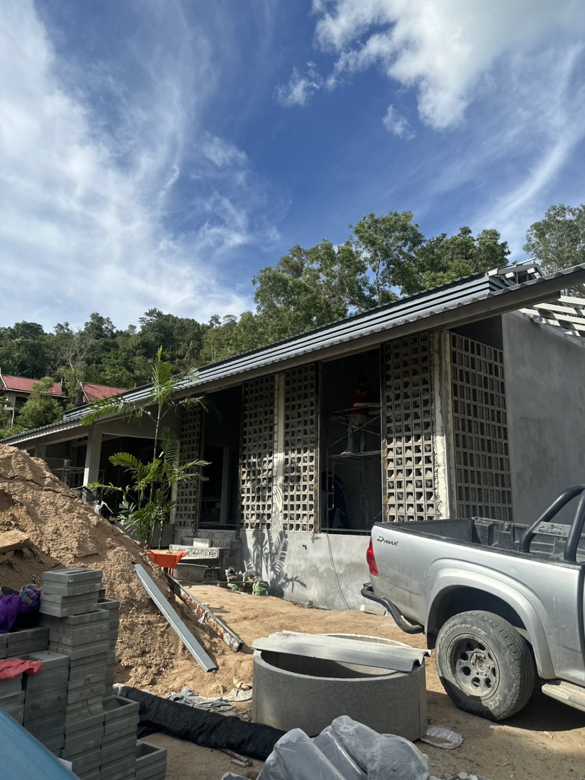 Bangrak Residence — villa under construction, Koh Samui