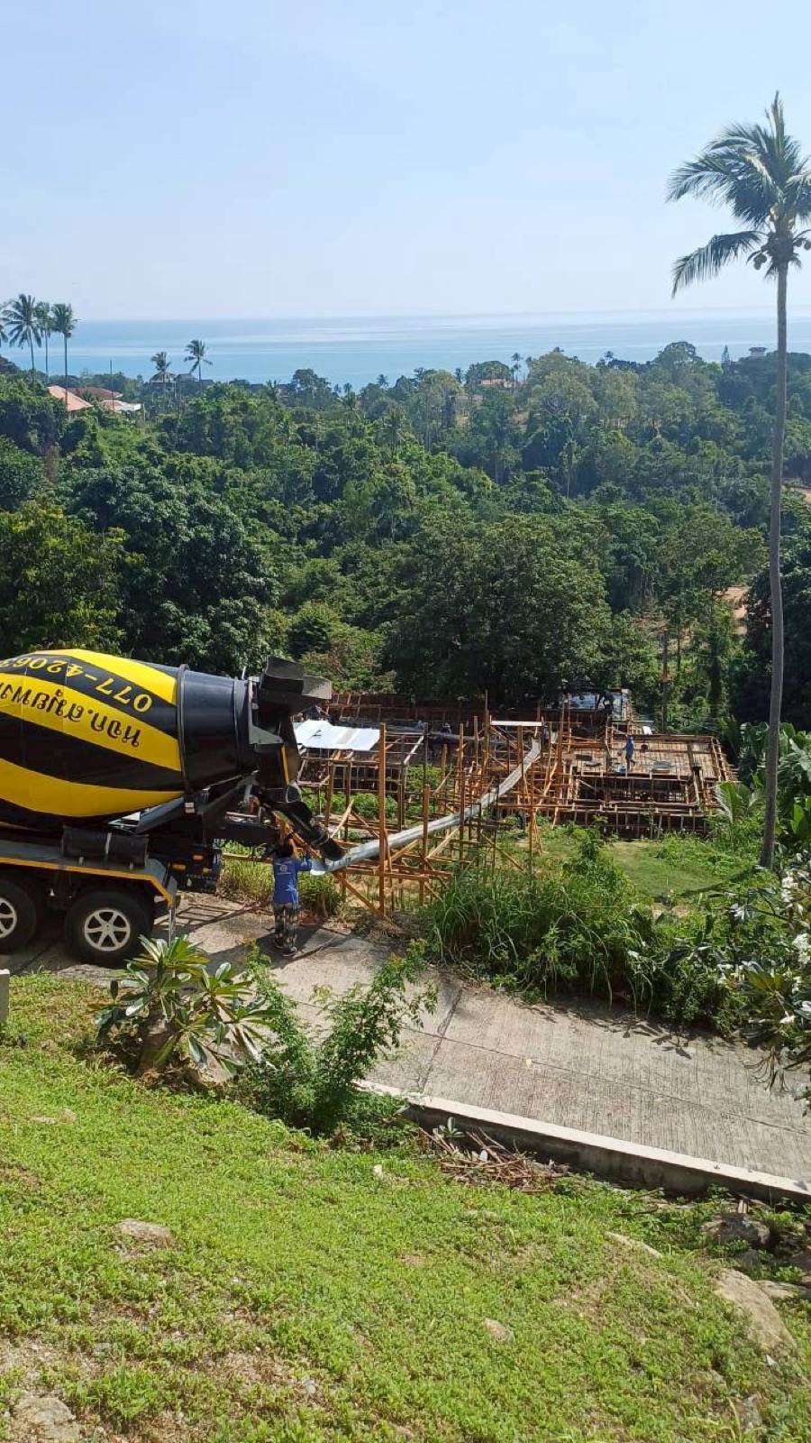 Viewpoint, Chaweng Noi — May 2025, structural works