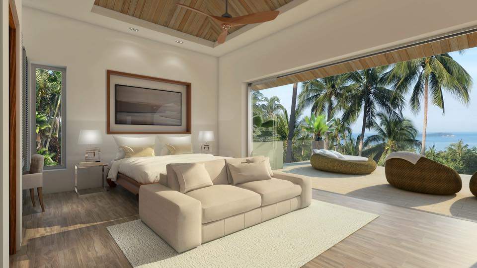 Modern Tropical — living interior, Koh Samui